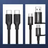 UGREEN US286 USB-C auf USB-C Kabel 1m Schwarz - PD QC 3A 480Mbps