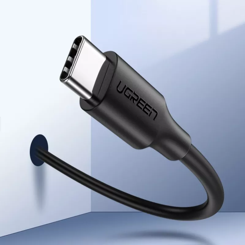 UGREEN US286 USB-C auf USB-C Kabel 1m Schwarz - PD QC 3A 480Mbps