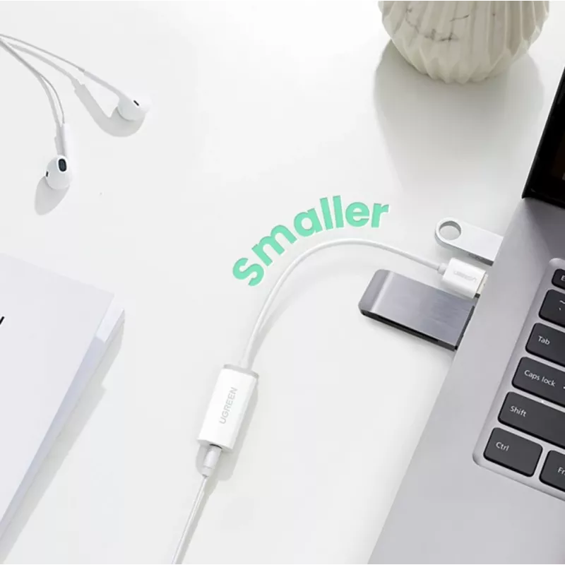 UGREEN US288 USB-A auf USB-C Kabel QC 3.0 3A 1m Weiß