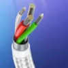 UGREEN US288 USB-A auf USB-C Kabel QC 3.0 3A 1m Weiß