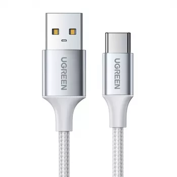 UGREEN US288 USB-A auf USB-C Kabel QC 3.0 3A 1m Weiß