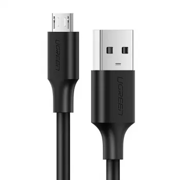 UGREEN US289 Micro USB / USB-A Kabel 0,25m - Schwarz