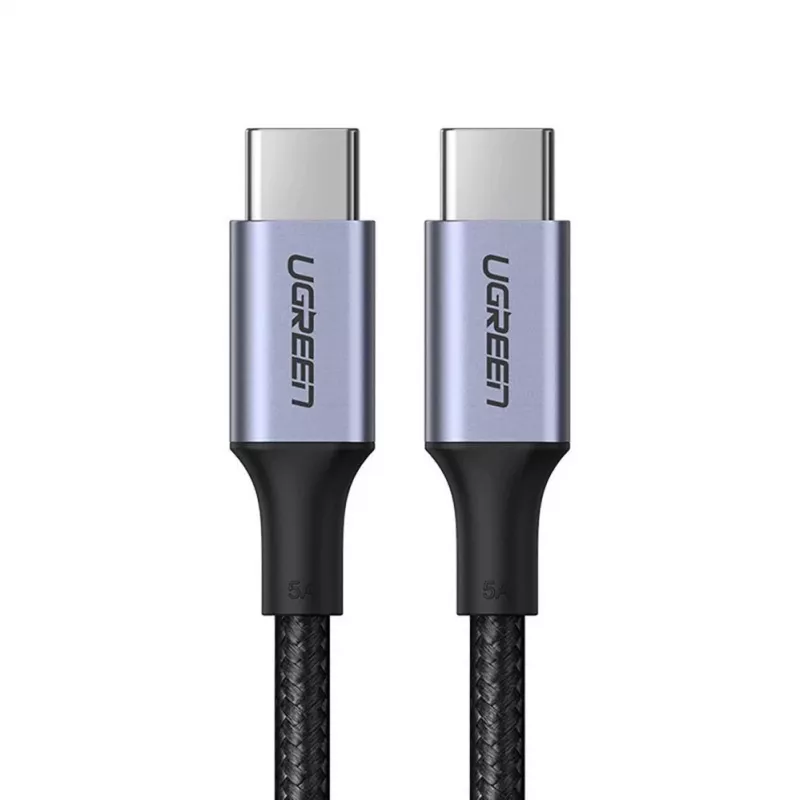 UGREEN US316 USB-C auf USB-C Kabel 100W 5A 480Mbps 1,5m Grau
