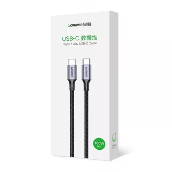 UGREEN US316 USB-C auf USB-C Kabel 100W 5A 480Mbps 1m Schwarz