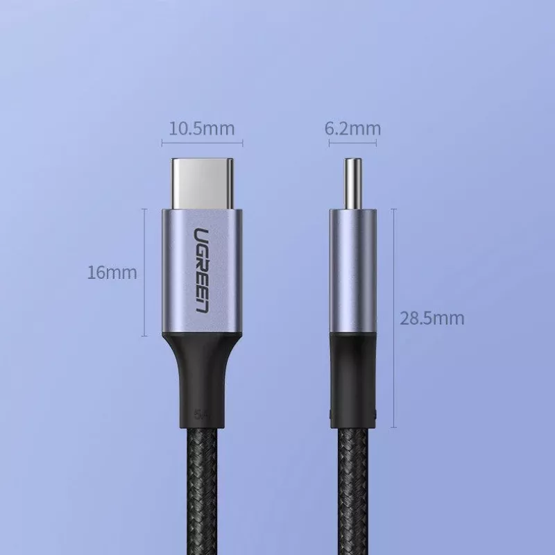 UGREEN US316 USB-C auf USB-C Kabel 100W 5A 480Mbps 1m Schwarz