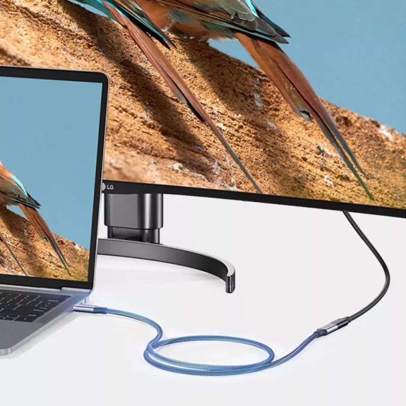 UGREEN US372 USB-C auf USB-C Kabel 100W 5A 10Gbps 0,5m Grau