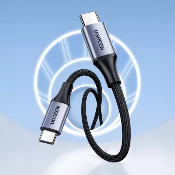 UGREEN US535 USB-C auf USB-C PD Kabel 240W 5A 1m - Grau