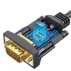 UGREEN USB 2.0 auf RS-232 Seriell-Adapterkabel (USB-A Stecker auf DB9 Stecker) - Schwarz, 1,5 m