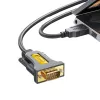 UGREEN USB 2.0 auf RS-232 Seriell-Adapterkabel (USB-A Stecker auf DB9 Stecker) - Schwarz, 1,5 m