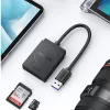 UGREEN USB 3.0 Dual Slot Kartenleser für SD/TF-Karten – 5 Gbit/s Datenübertragung