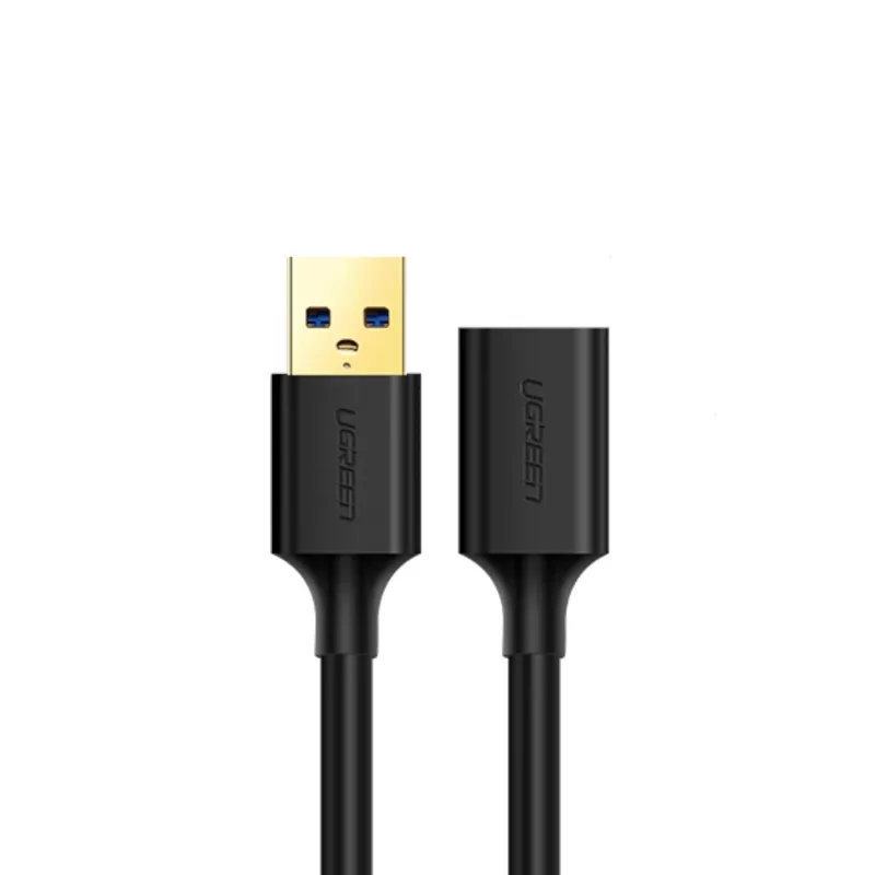 UGREEN USB 3.0 Verlängerungskabel 3m Schwarz Stecker auf Buchse SuperSpeed 5Gbps