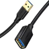 UGREEN USB 3.0 Verlängerungskabel 3m Schwarz Stecker auf Buchse SuperSpeed 5Gbps