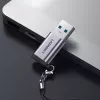 UGREEN USB 3.0 Stecker auf Typ-C 3.1 Buchse Adapter, Datenübertragung und Laden, Space Grau