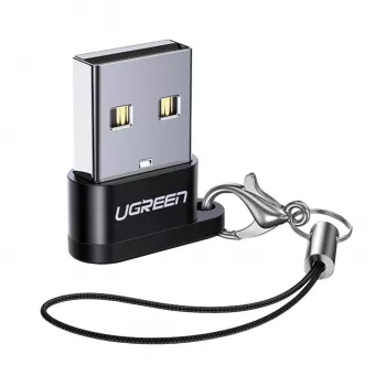 UGREEN USB-A Stecker auf USB-C Buchse Adapter (Schwarz)