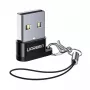 UGREEN USB-A Stecker auf USB-C Buchse Adapter (Schwarz)