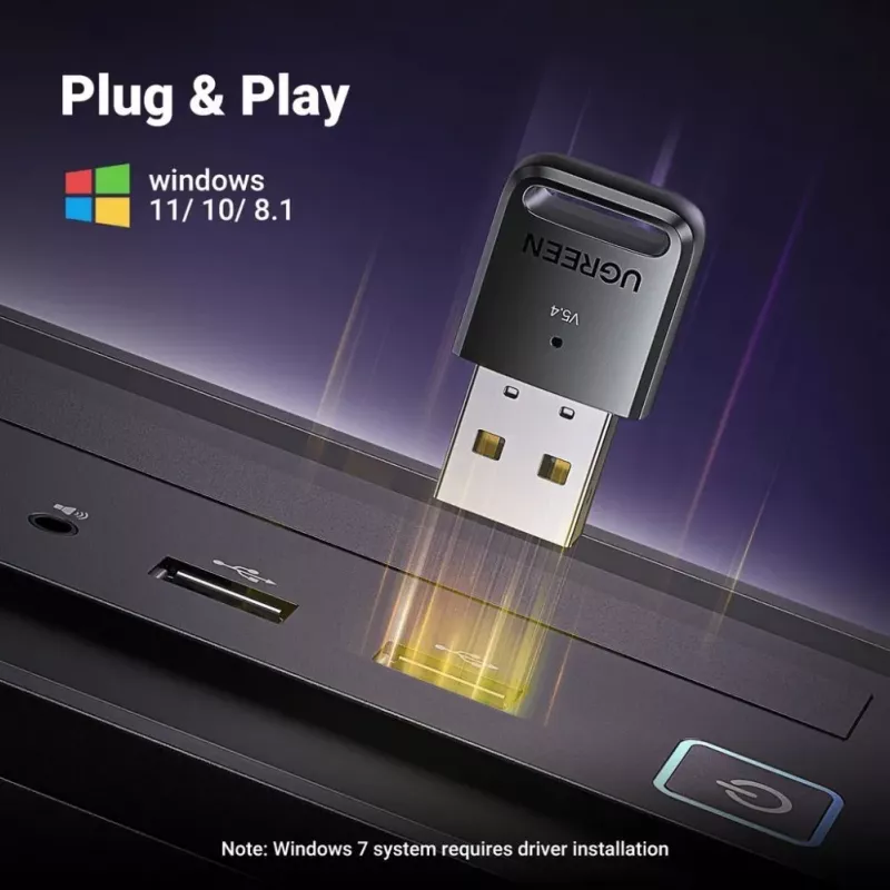 UGREEN USB Bluetooth 5.4 Adapter - CM748 Schwarz