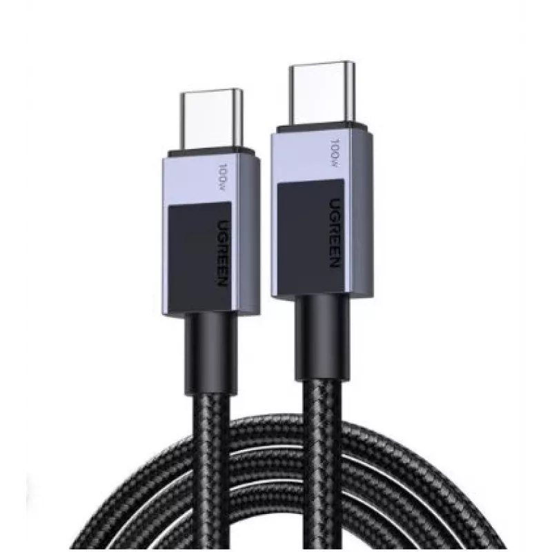 UGREEN USB-C 2.0 Stecker auf USB-C 2.0 Stecker 5A Datenkabel 1M (45063) Schwarz