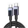 UGREEN USB-C 2.0 Stecker auf USB-C 2.0 Stecker 5A Datenkabel 1M (45063) Schwarz