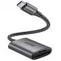 UGREEN USB-C Kartenleser - Space Gray, SD & Micro SD, 5 Gbit/s