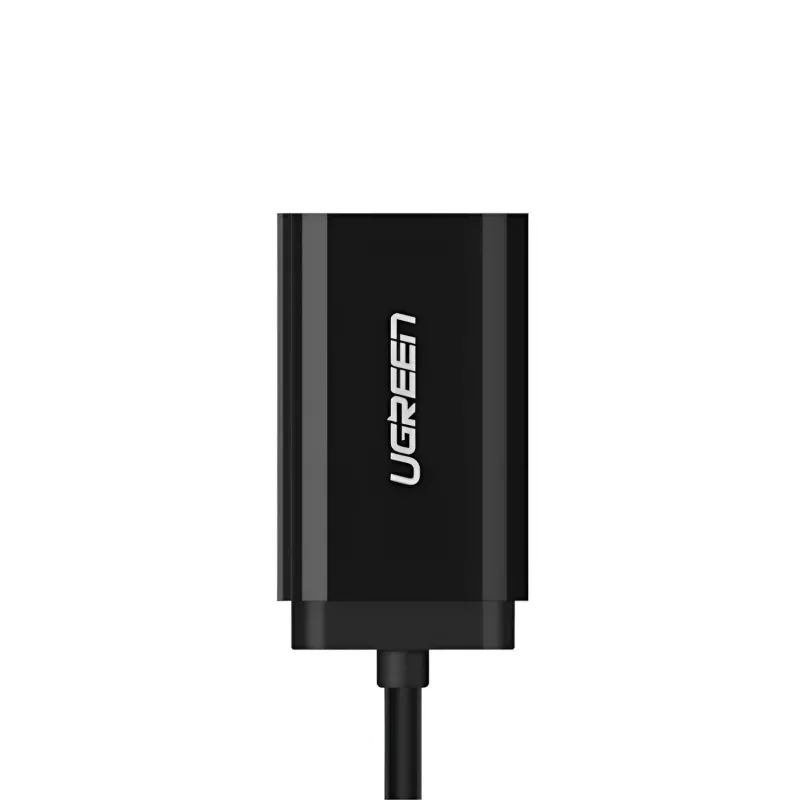 UGREEN USB auf 3,5 mm externer Stereo-Sound-Adapter - Schwarz