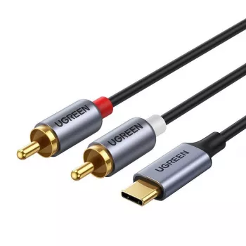 UGREEN USB Type-C auf 2RCA Audiokabel 1,5m Grau (20193 CM451)