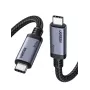 UGREEN USB4 USB-C auf USB-C Kabel 240W 40Gbps 16K@60Hz 80Gbps Thunderbolt 4 Kompatibel 1m Nylon Geflochten