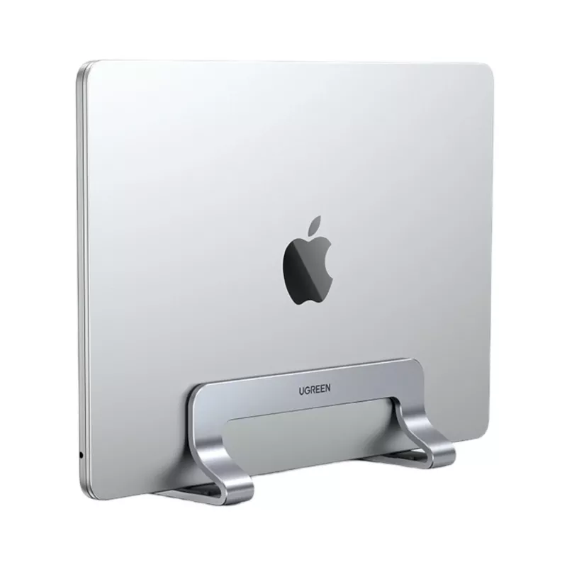 UGREEN Vertikaler Aluminium-Laptopständer mit verstellbarem Schlitz, Space Gray