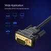 UGREEN VG101 VGA-Stecker-zu-Stecker-Kabel 1,5 m – Full HD 1080p, vergoldete Anschlüsse, doppelte Abschirmung, doppelte Ferritkerne