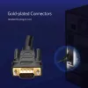 UGREEN VG101 VGA-Stecker-zu-Stecker-Kabel 3M – vergoldet, Doppel-Ferrit, Full HD 1080p