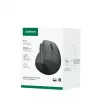 UGREEN Kabellose Vertikale Maus Schwarz 2.4GHz Ergonomisch Leise Klicks 2400 DPI