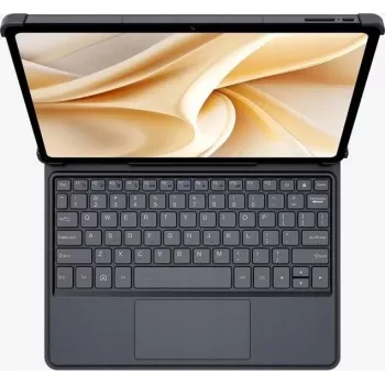 Ulefone Tab A11 Pro Tastatur-Case mit Touchpad, QWERTY, Pogo-Pin, Schwarz