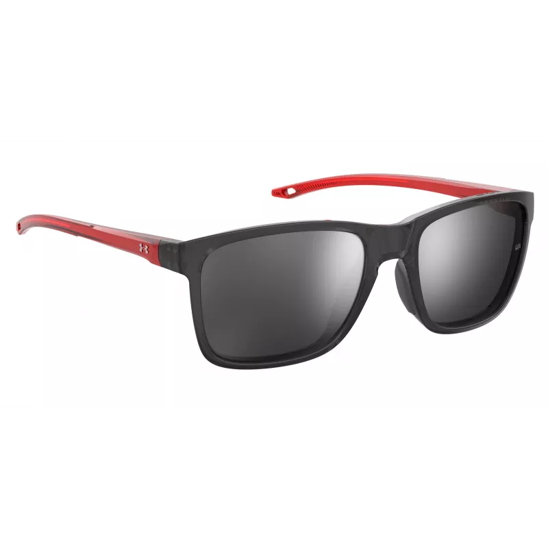 Under Armour Kinder-Sonnenbrille UA7002S268F6T - Matt Schwarz, Graue Gläser, 56 mm