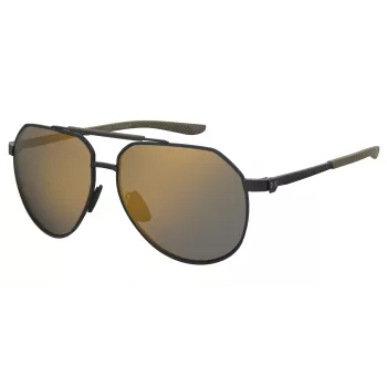 Under Armour Honcho 3.0 Herren-Sonnenbrille UAHONCHOG3OLG Matt Schwarz/Grau 60/17/140 mm
