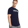 Under Armour Herren Camo Chest Stripe Kurzarm-T-Shirt Navy Blue