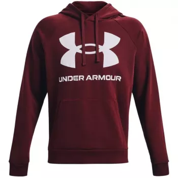 Under Armour Herren Rival Fleece Big Logo HD Sweatshirt Barn Red