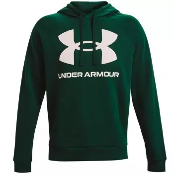 Under Armour Herren Rival Fleece Big Logo Hoodie Grün