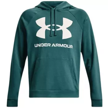 Under Armour Herren Rival Fleece Big Logo Hoodie Martian Green
