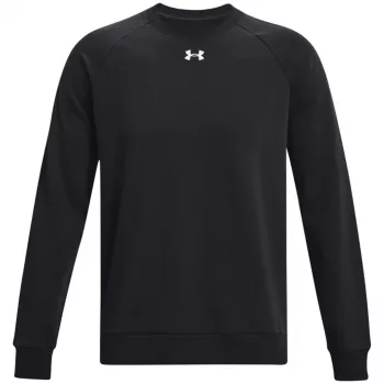 Under Armour Herren Rival Fleece Crew Sweatshirt Schwarz 1379755 001