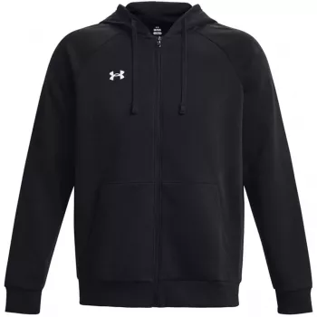 Under Armour Herren Rival Fleece Full-Zip Hoodie Schwarz