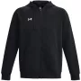 Under Armour Herren Rival Fleece Full-Zip Hoodie Schwarz
