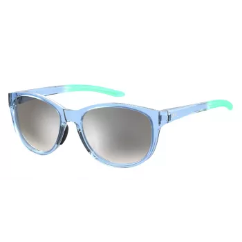 Under Armour UA0014GSMVU Damen-Sonnenbrille - Schwarzer Rahmen, graue Gläser, 57 mm