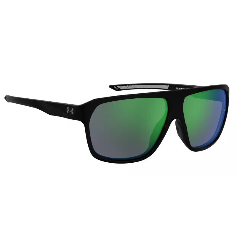 Under Armour UADominate807 Unisex Sport Sonnenbrille - Satin Black/Gray - 62/17/130 mm