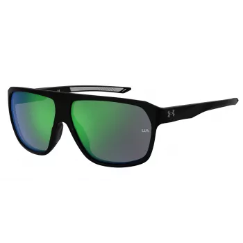 Under Armour UADominate807 Unisex Sport Sonnenbrille - Satin Black/Gray - 62/17/130 mm