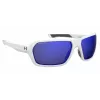 Under Armour UARECON6HTG47 Herren-Sonnenbrille - rechteckig, Wrap-Around, grüne Gläser, Havanna-Rahmen