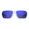 Under Armour UARECON6HTG47 Herren-Sonnenbrille - rechteckig, Wrap-Around, grüne Gläser, Havanna-Rahmen