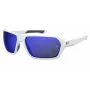 Under Armour UARECON6HTG47 Herren-Sonnenbrille - rechteckig, Wrap-Around, grüne Gläser, Havanna-Rahmen