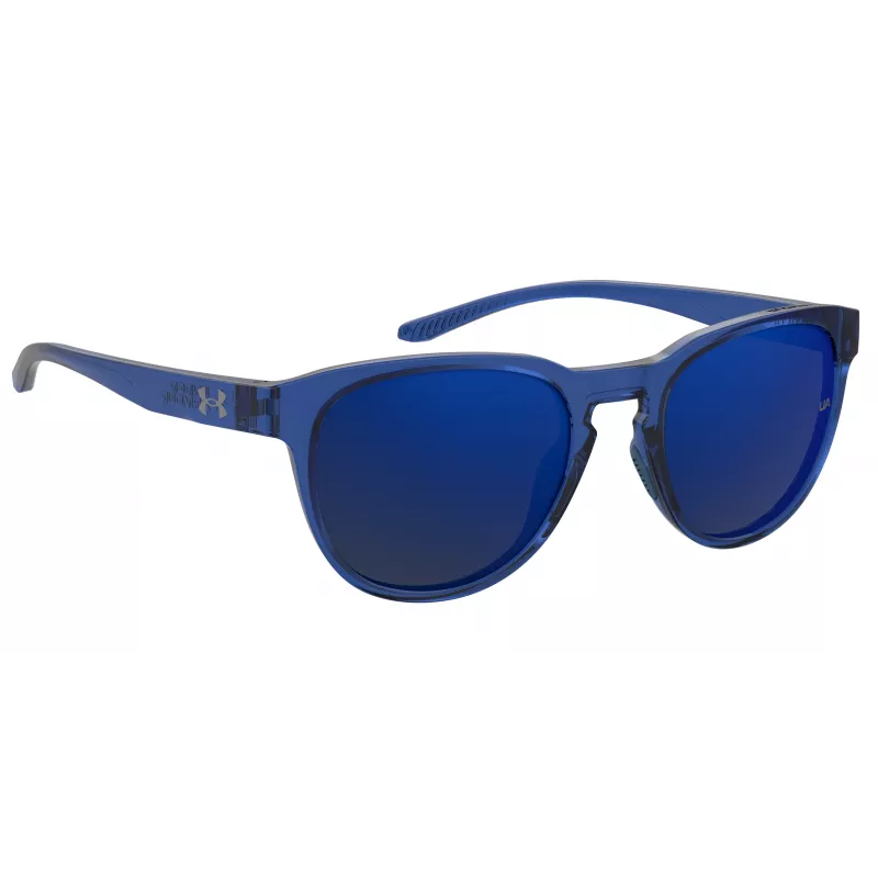 Under Armour Unisex UASKYLAROXZF3 Sonnenbrille - Satin Black Rahmen, Graue polarisierte Gläser, 53/17/140 mm