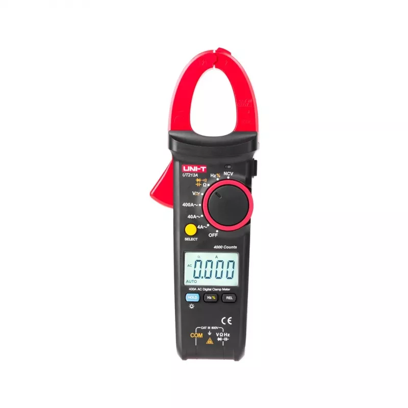 UNI-T UT213A Digitales Zangenmultimeter True RMS 6000 Counts AC/DC Strom 40A/400A