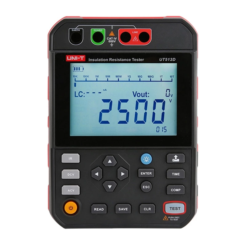 Uni-T UT512D Hochspannungs-Isolationswiderstandstester