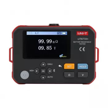 UNI-T UT677A+ Batterie-Innenwiderstandstester mit 3,5 inch TFT-LCD, USB, 1000-Gruppen-Speicher